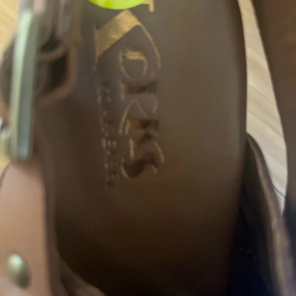 Kork-Ease Women's Brown Leather Dressy Clogs Mules /NWT sz 9 - Picture 2 of 9